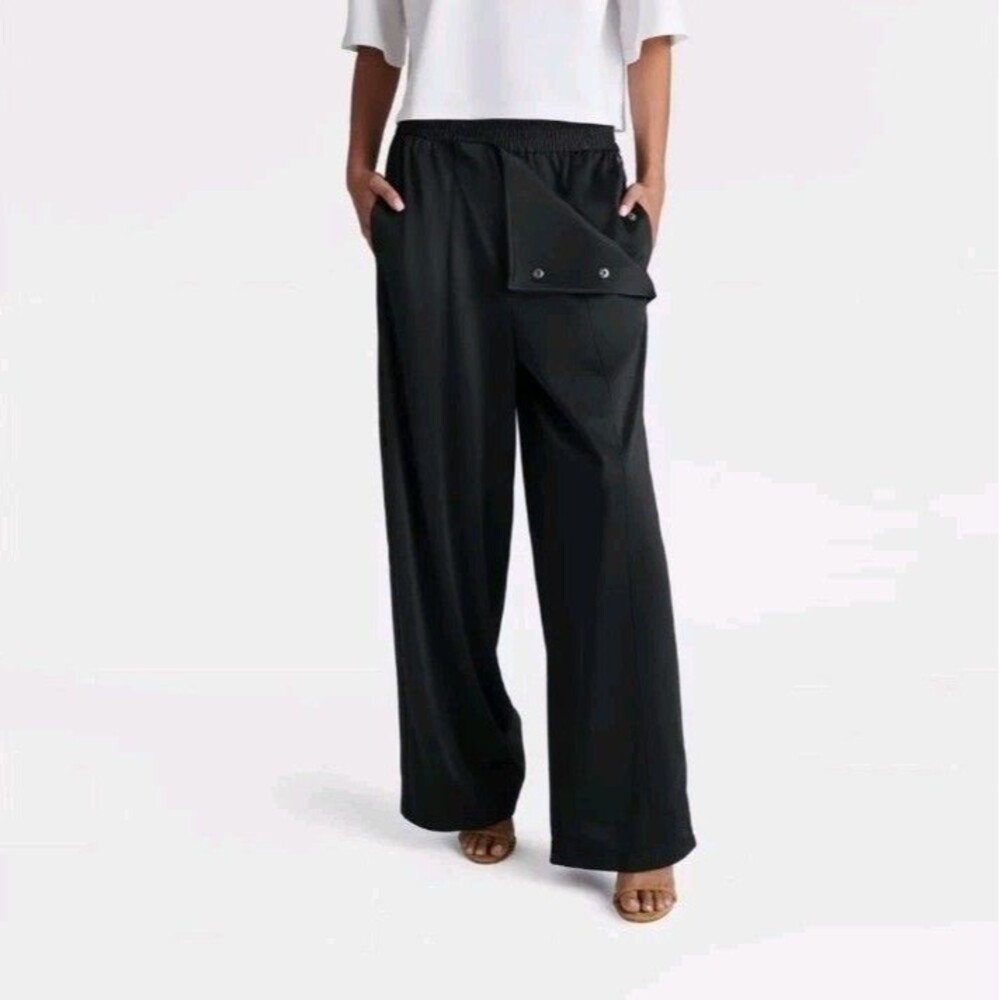 KBB by KAHLANA Women's Mid-Rise Straight Leg 'The Convertible Track Pant' M NWT